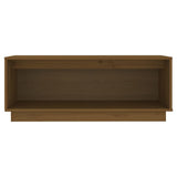 Honey Brown TV Cabinet 90x35x35 cm Solid Pine Wood