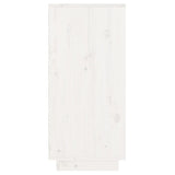 Armoire console Blanc 60x34x75 cm Bois de pin solide