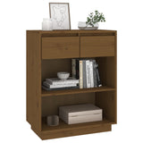 Armoire console Marron miel 60x34x75 cm Bois de pin solide