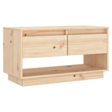 TV cabinet 74x34x40 cm Solid pine wood