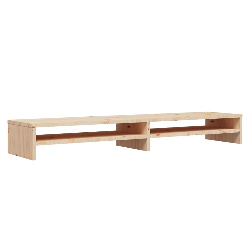 Support de moniteur 100x24x13 cm Bois de pin solide