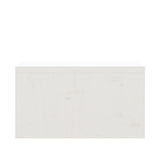 Support de moniteur Blanc 50x27x15 cm Bois de pin solide