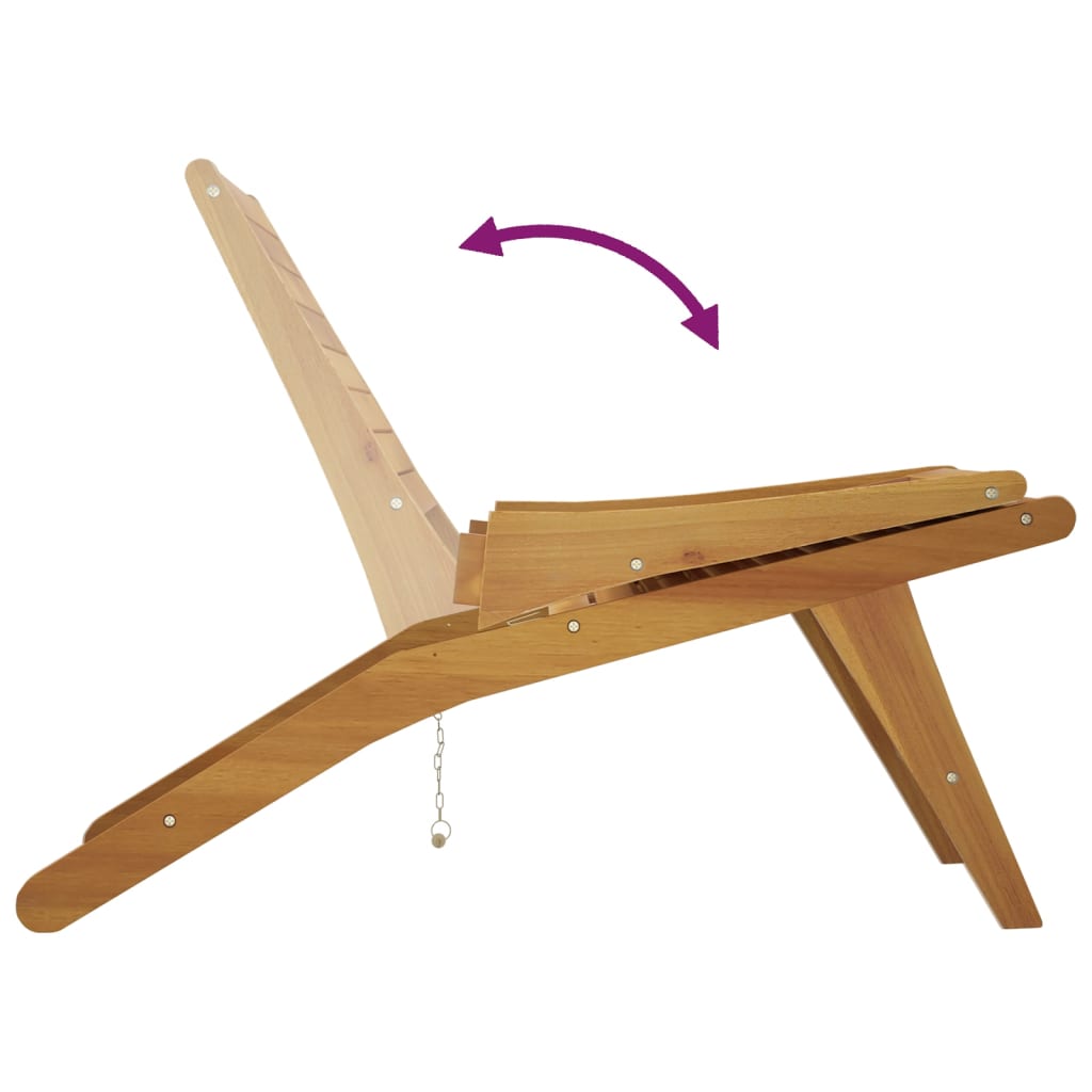 Chaise de jardin Bois de teck solide