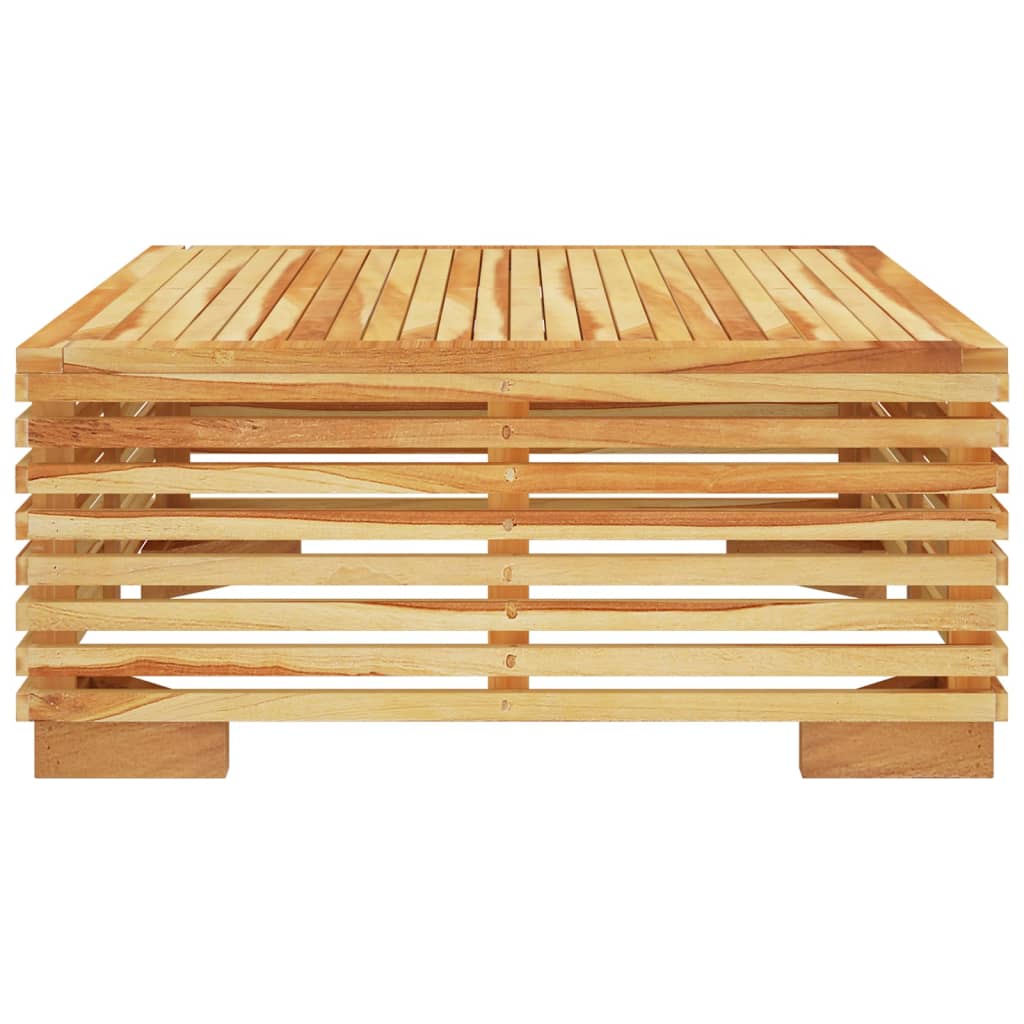 Table basse de jardin 69,5x69,5x31 cm Bois massif de teck