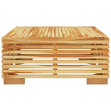 Table basse de jardin 69,5x69,5x31 cm Bois massif de teck