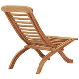 Chaise de jardin pliable 50x90x69 cm Bois de teck massif