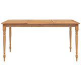 Table Batavia 150x90x75 cm Bois de teck solide