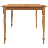 Table Batavia 150x90x75 cm Bois de teck solide