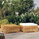 Salon de jardin 2 pcs Bois de teck massif