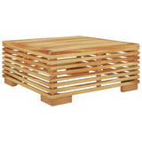 Salon de jardin 6 pcs avec coussins Bois de teck solide