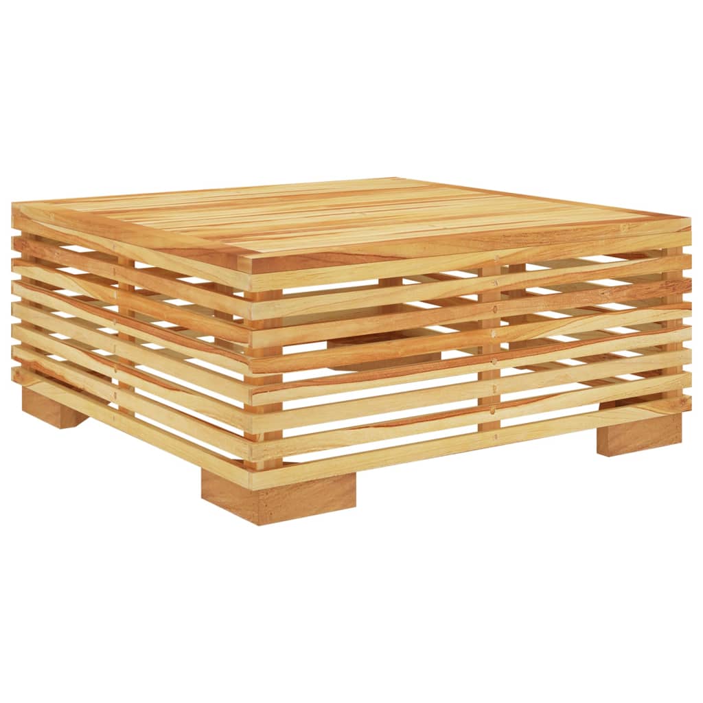 Salon de jardin 8 pcs avec coussins Bois de teck solide