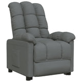 Fauteuil inclinable Gris foncé Tissu