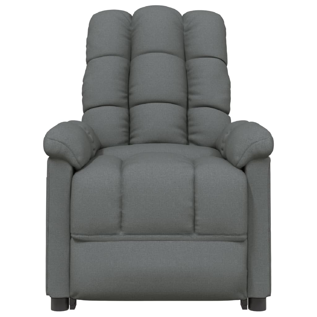 Fauteuil inclinable Gris foncé Tissu