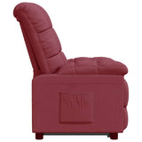 Fauteuil inclinable Rouge bordeaux Tissu