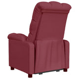 Fauteuil inclinable Rouge bordeaux Tissu