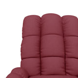 Fauteuil inclinable Rouge bordeaux Tissu