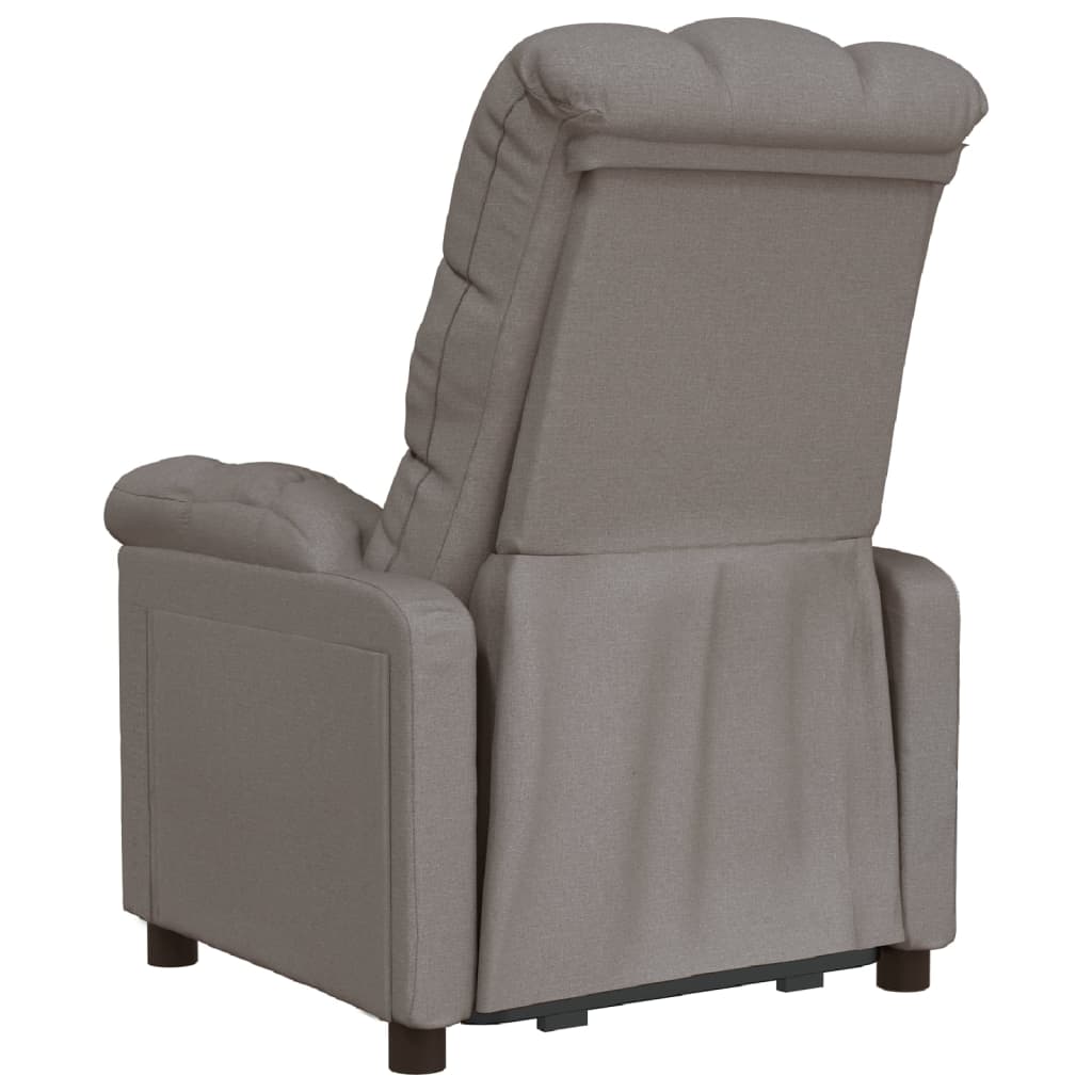 Fauteuil inclinable Taupe Tissu