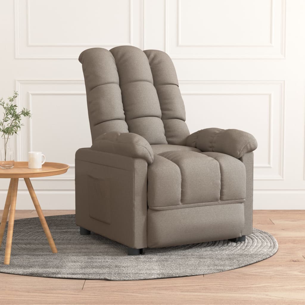 Fauteuil inclinable Taupe Tissu