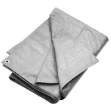 Bâche 180 g/m² 3x3 m Gris PEHD