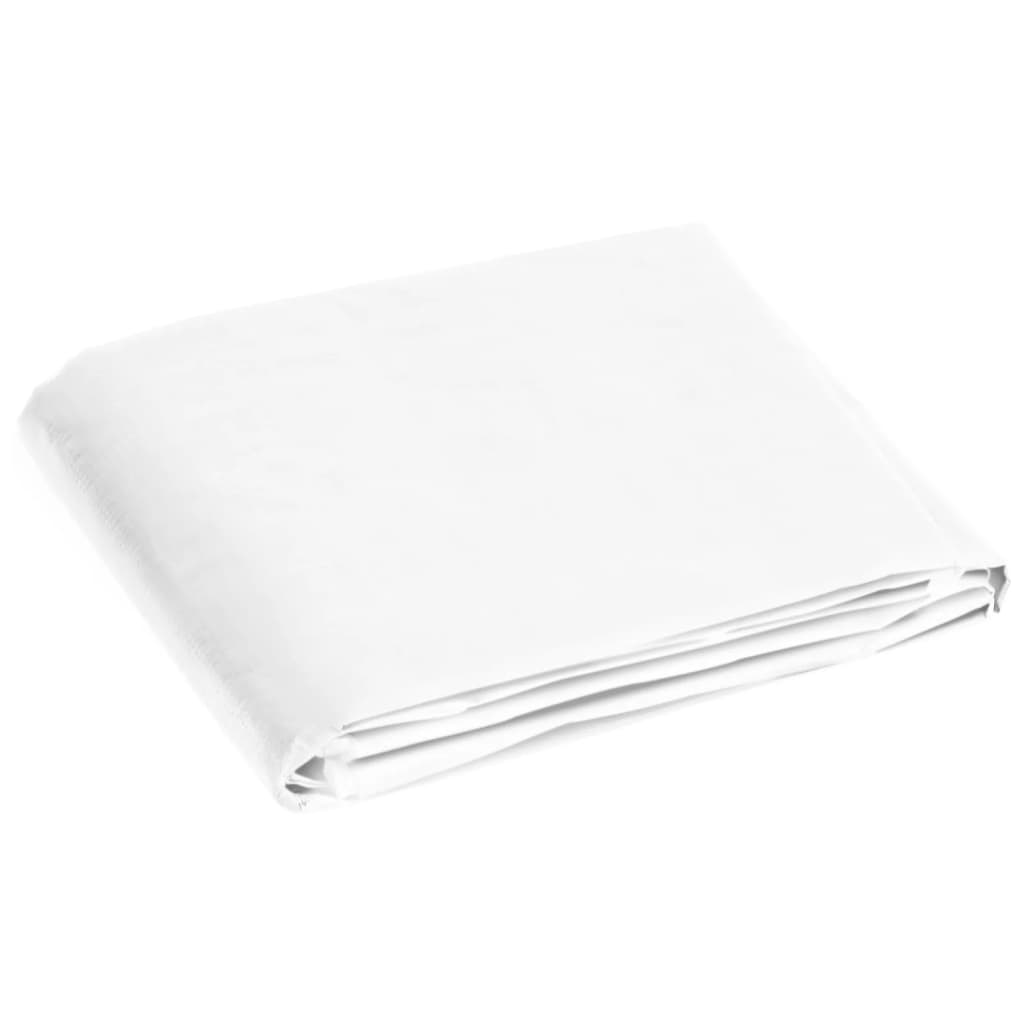 Bâche 180 g/m² 3x5 m Blanc PEHD