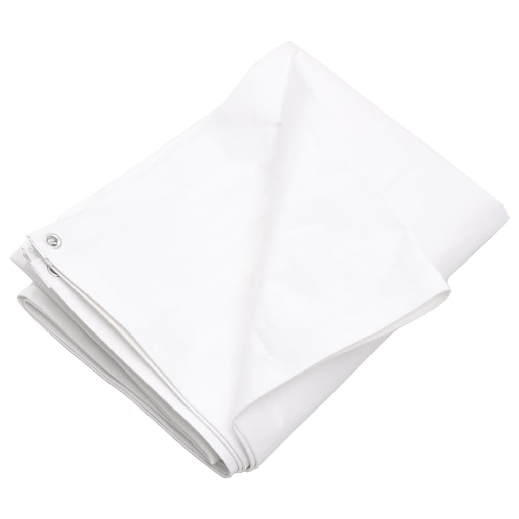 Bâche 260 g/m² 4x6 m Blanc PEHD