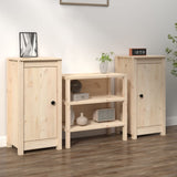 Buffets 2 pcs 39x35x80 cm bois massif de pin