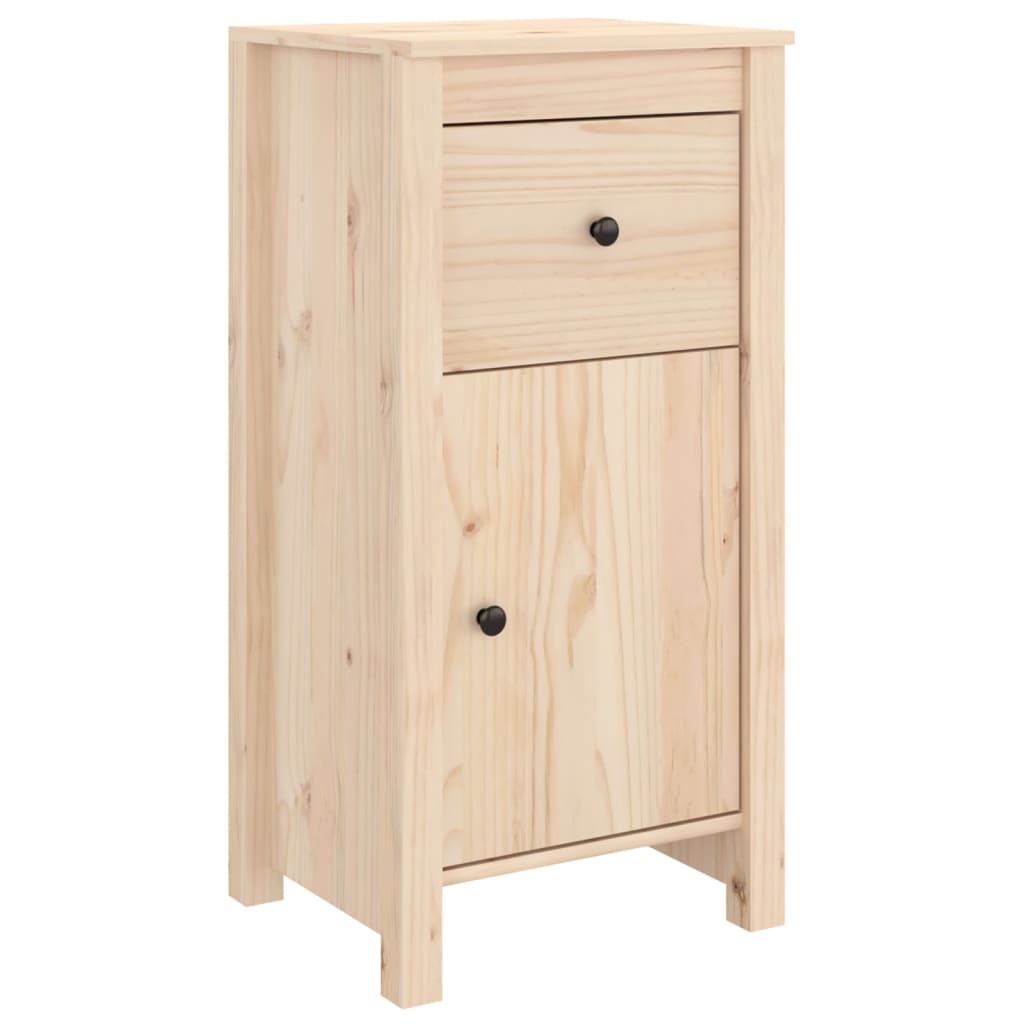 Buffets 2 pcs 40x35x80 cm bois massif de pin