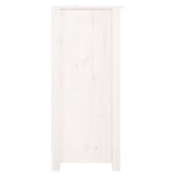 Buffet Blanc 70x35x80 cm Bois massif de pin