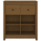 Honey Brown Sideboard 70x35x80 cm Solid Pine Wood