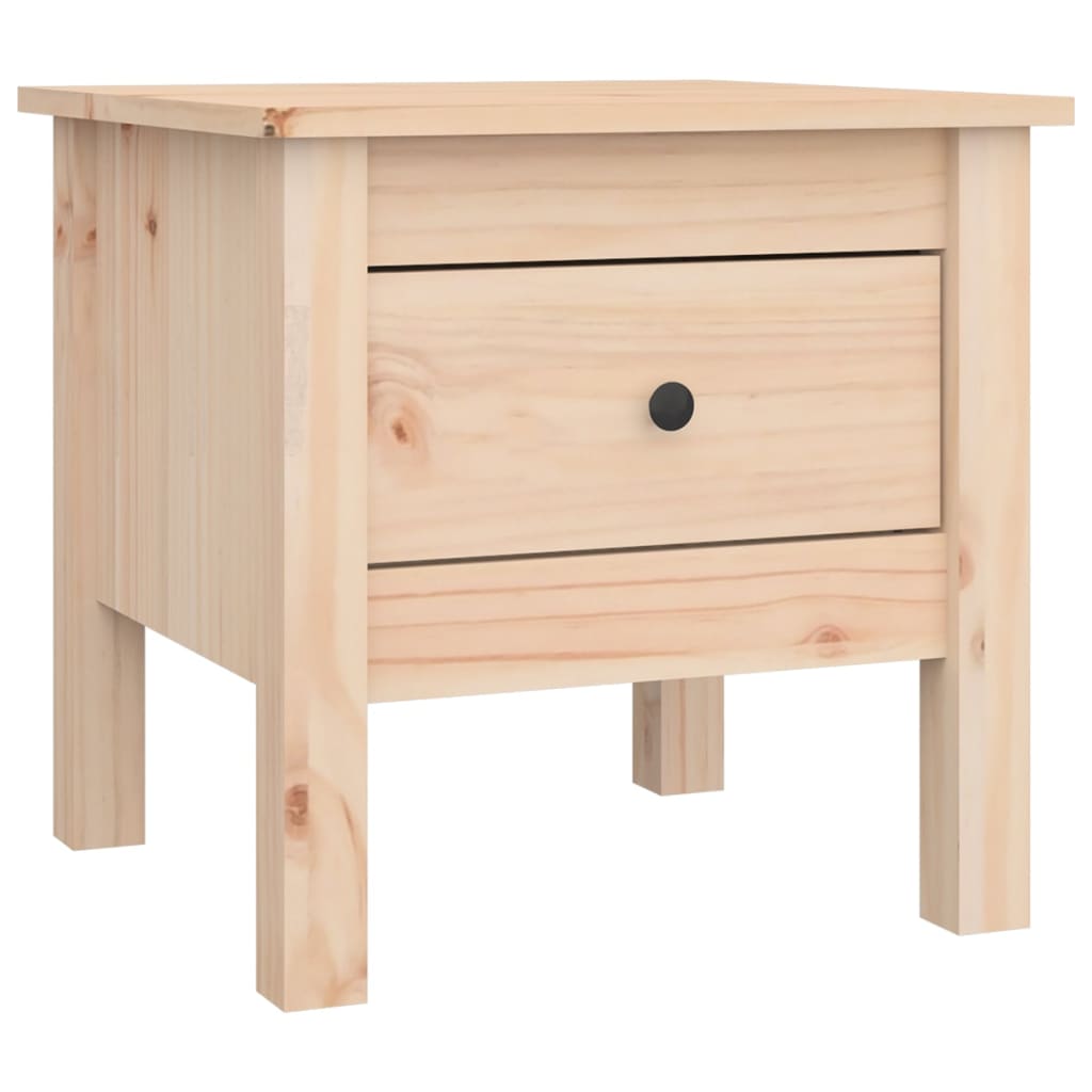 Table d'appoint 40x40x39 cm Bois massif de pin