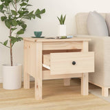 Table d'appoint 40x40x39 cm Bois massif de pin