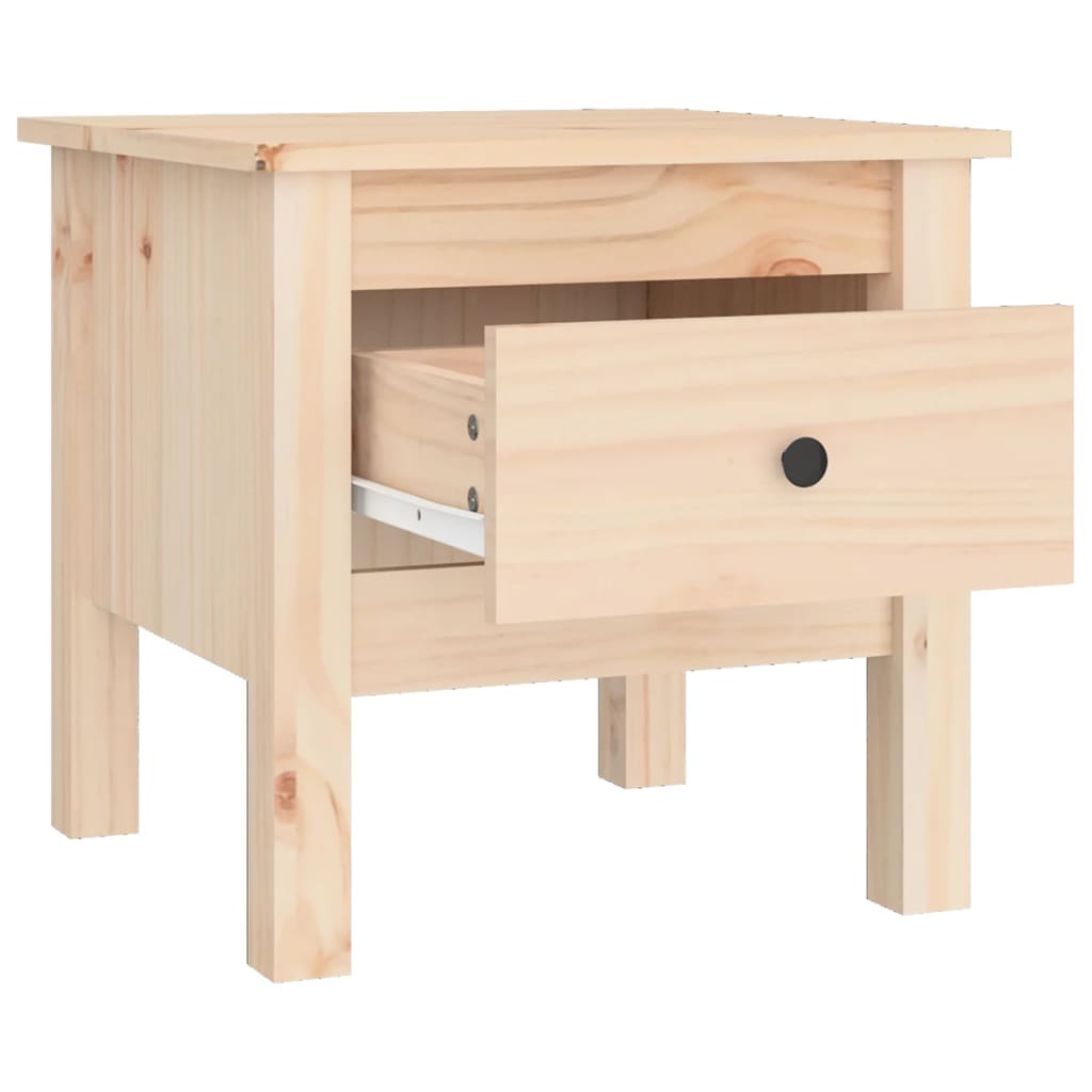 Table d'appoint 40x40x39 cm Bois massif de pin