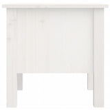 Table d'appoint Blanc 40x40x39 cm Bois massif de pin