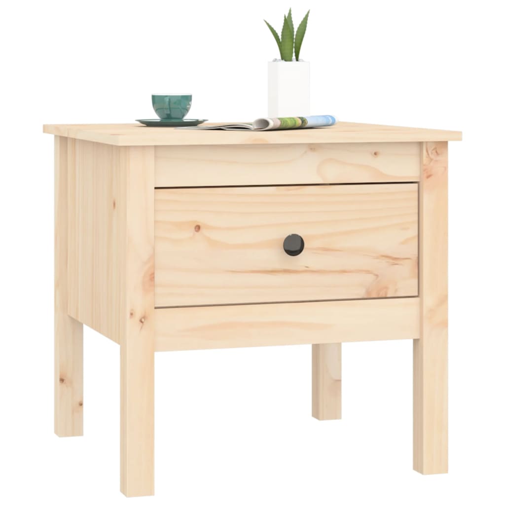 Table d'appoint 50x50x49 cm Bois massif de pin