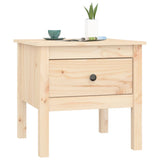 Side table 50x50x49 cm Solid pine wood