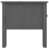 Table d'appoint Gris 50x50x49 cm Bois massif de pin