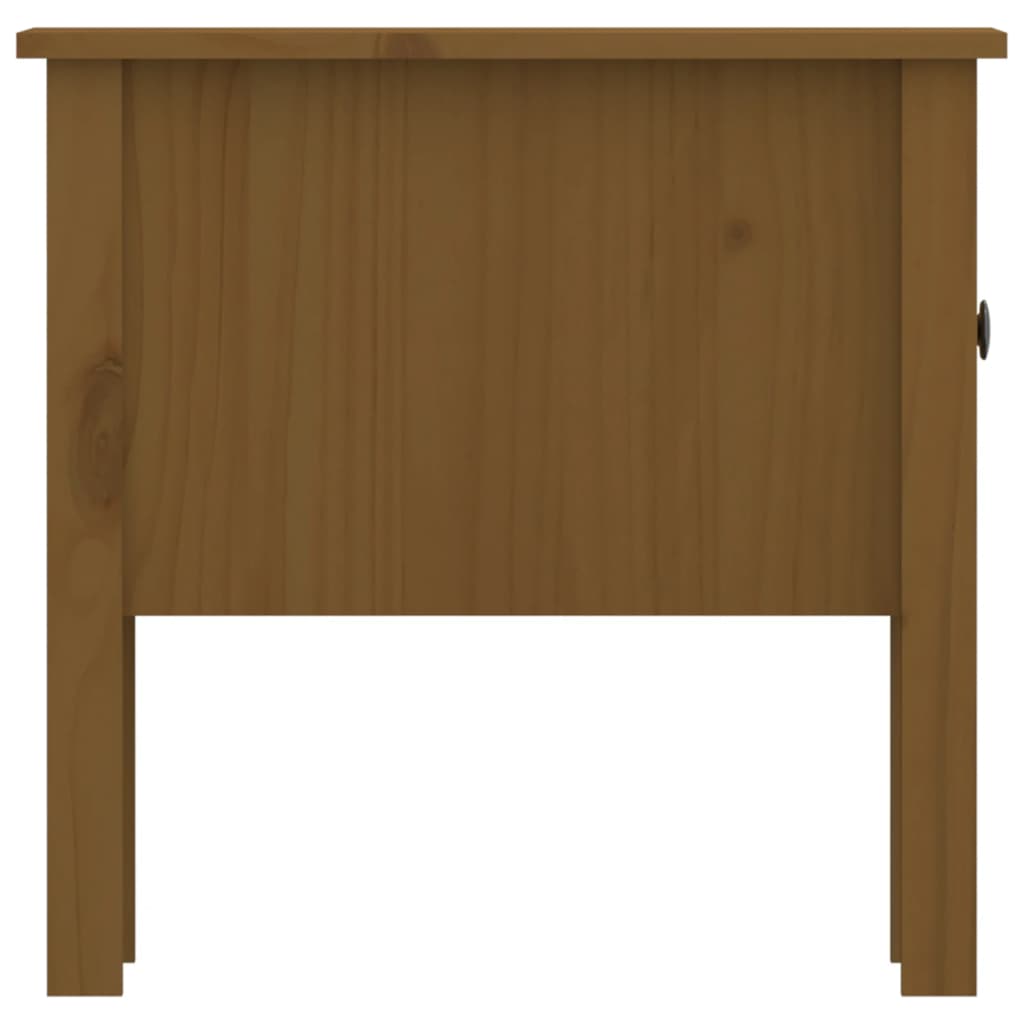 Table d'appoint Marron miel 50x50x49 cm Bois massif de pin