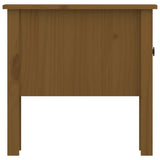 Side table Honey brown 50x50x49 cm Solid pine wood