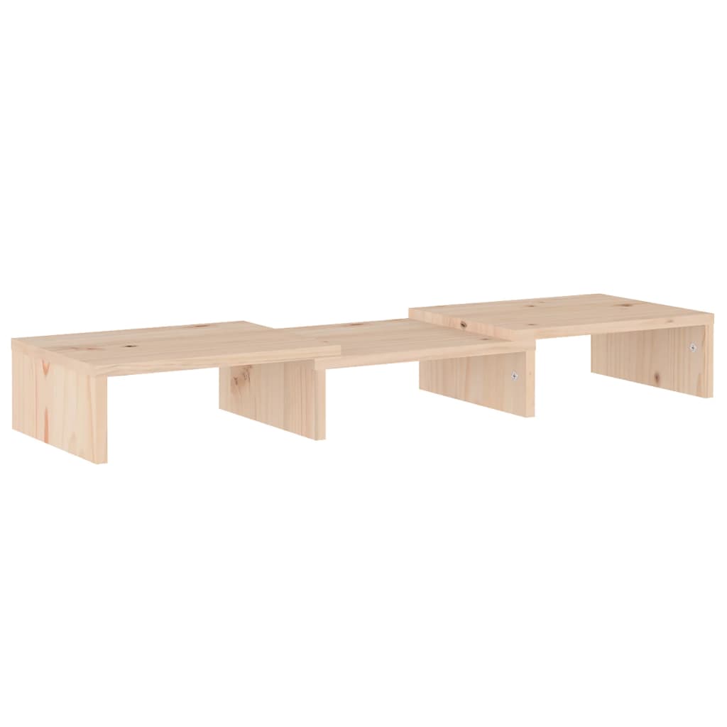 Support pour moniteur 60x24x10,5 cm Bois de pin solide