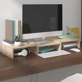 Monitor stand 60x24x10.5 cm Solid pine wood