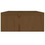 Support de moniteur Marron miel 60x24x10,5cm Bois de pin solide