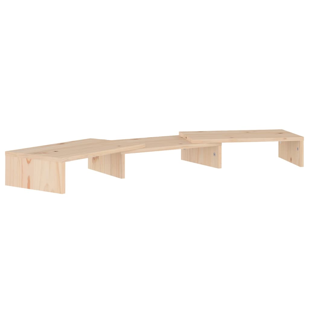 Support pour moniteur 80x24x10,5 cm Bois de pin solide