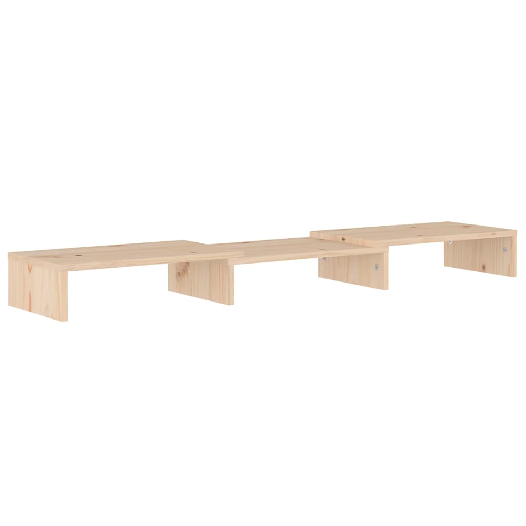 Support pour moniteur 80x24x10,5 cm Bois de pin solide