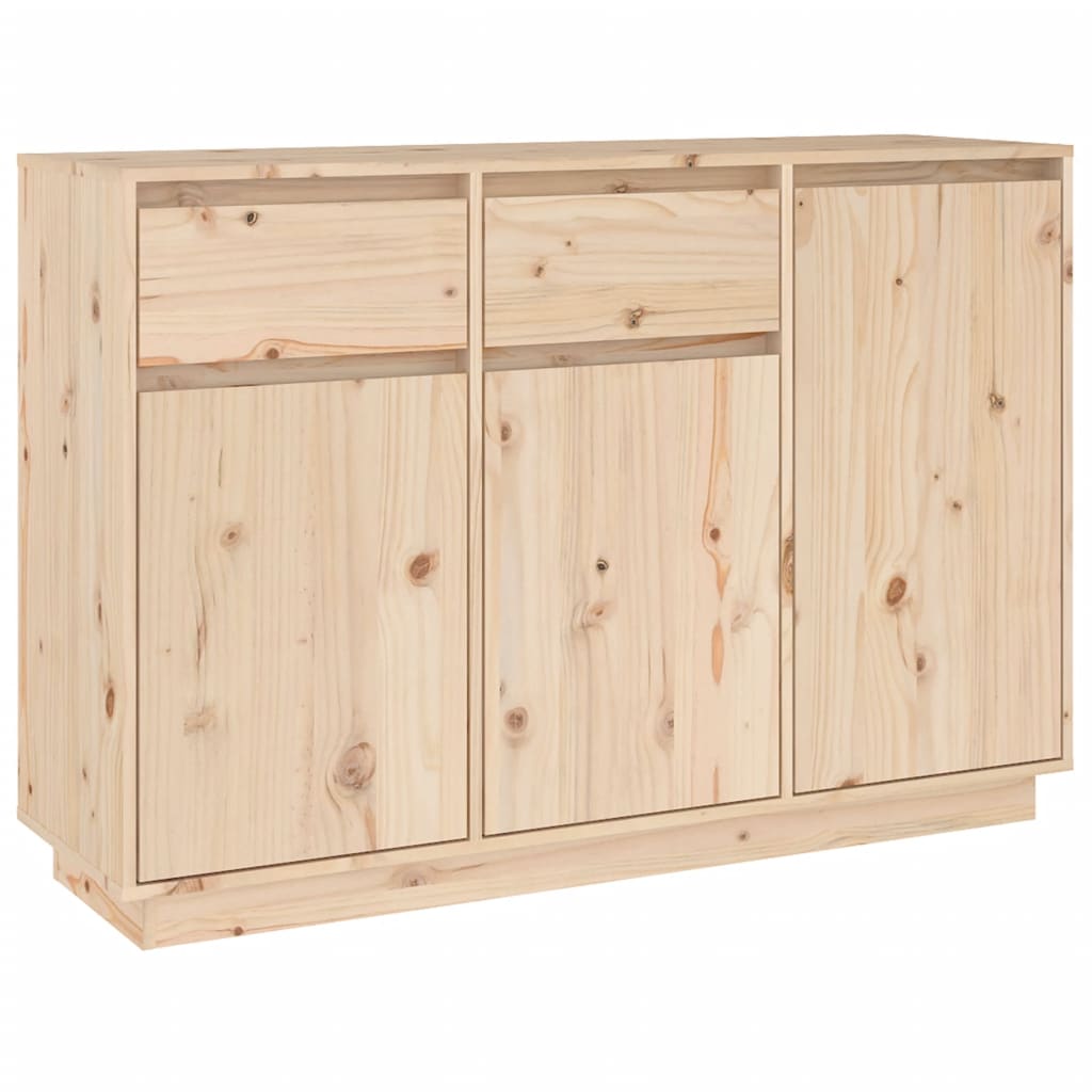 Buffet 110x34x75 cm bois massif de pin