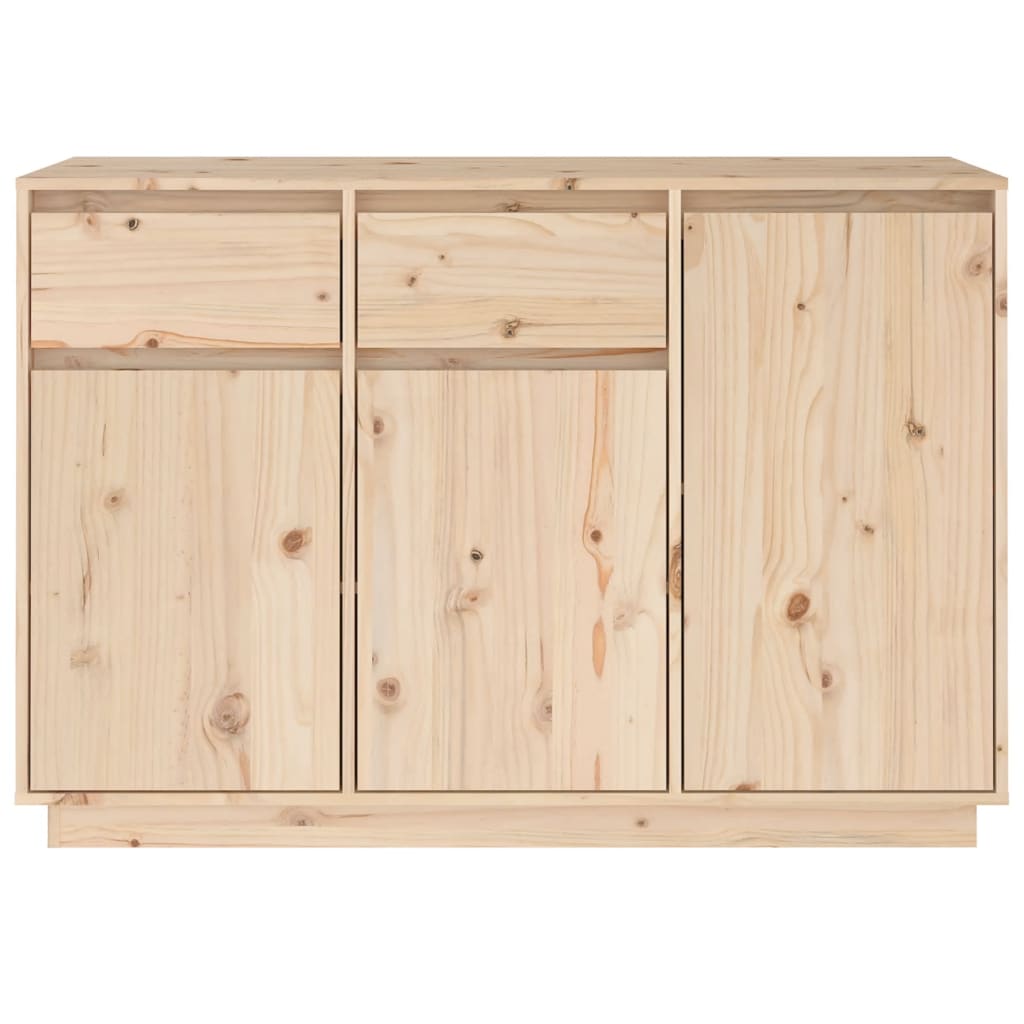 Sideboard 110x34x75 cm aus massivem Kiefernholz