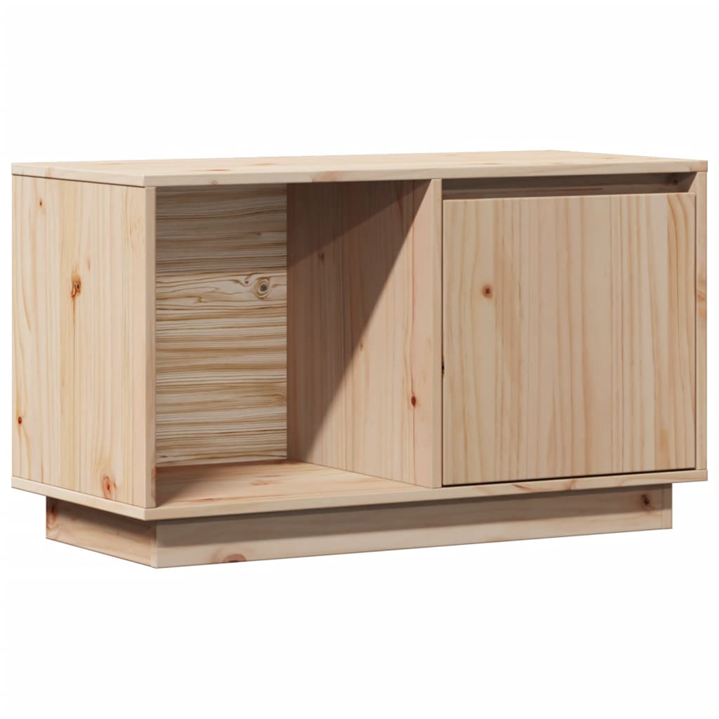 Meuble TV 74x35x44 cm Bois de pin massif