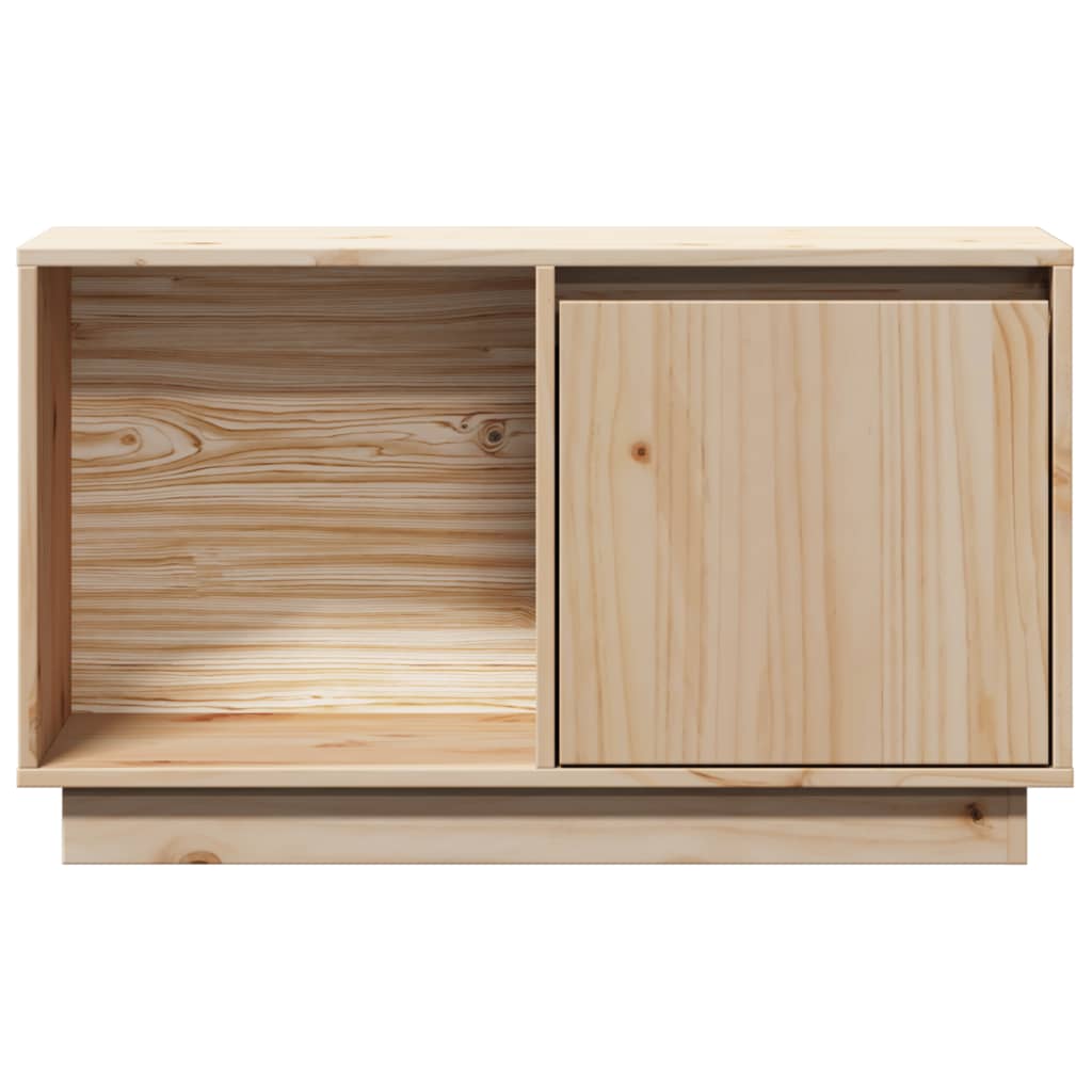 Meuble TV 74x35x44 cm Bois de pin massif