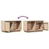 Meuble TV 74x35x44 cm Bois de pin massif