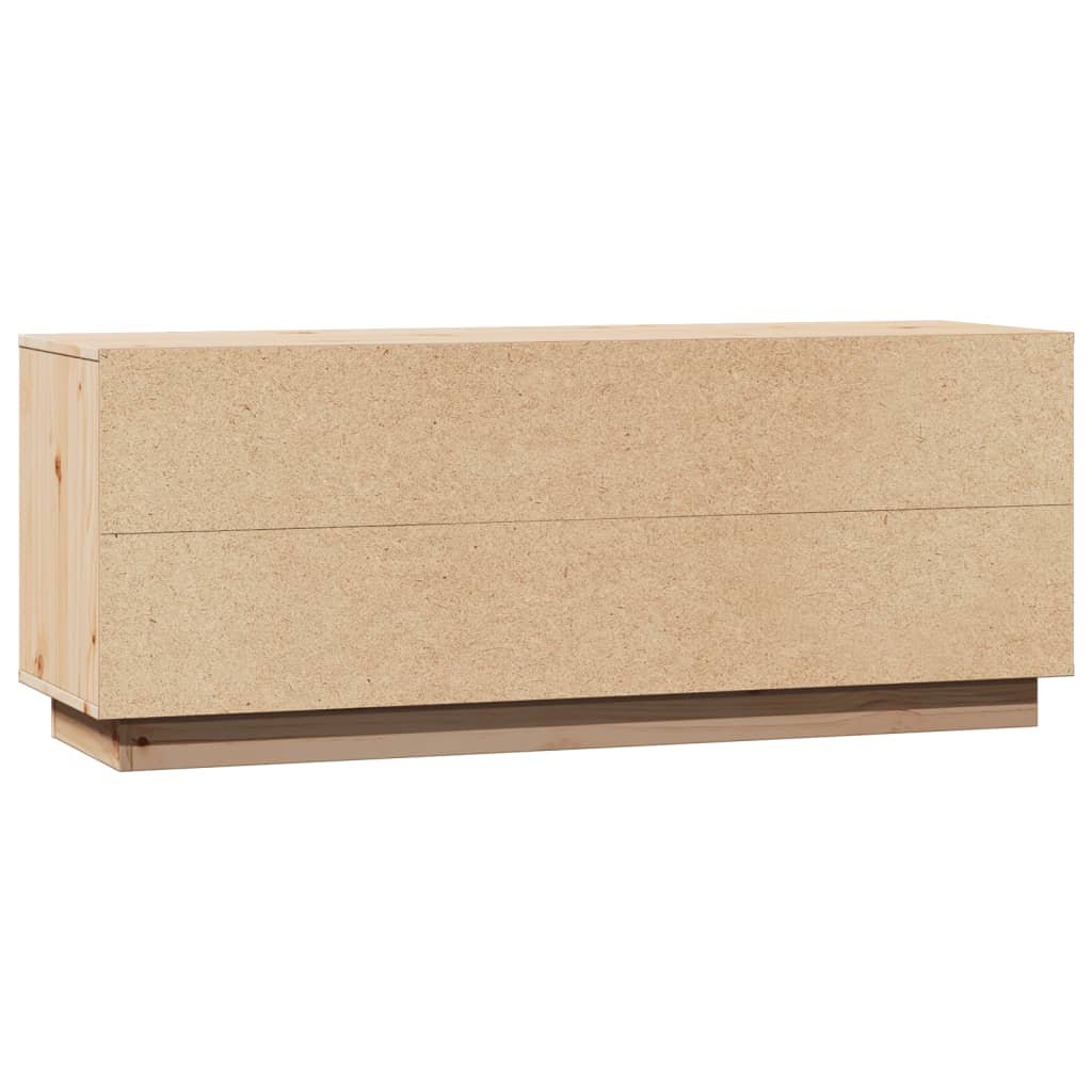 Meuble TV 110,5x35x44 cm Bois de pin massif