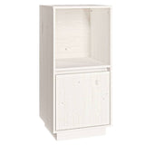 Buffet blanc 38x35x80 cm bois massif de pin